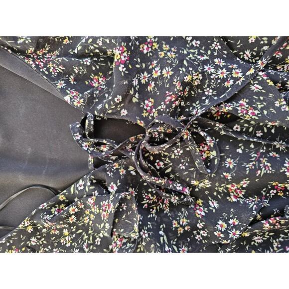 1.STATE Floral Long Sleeve Maxi Dress Womens Size S Boho Peasant Festival - Picture 7 of 10